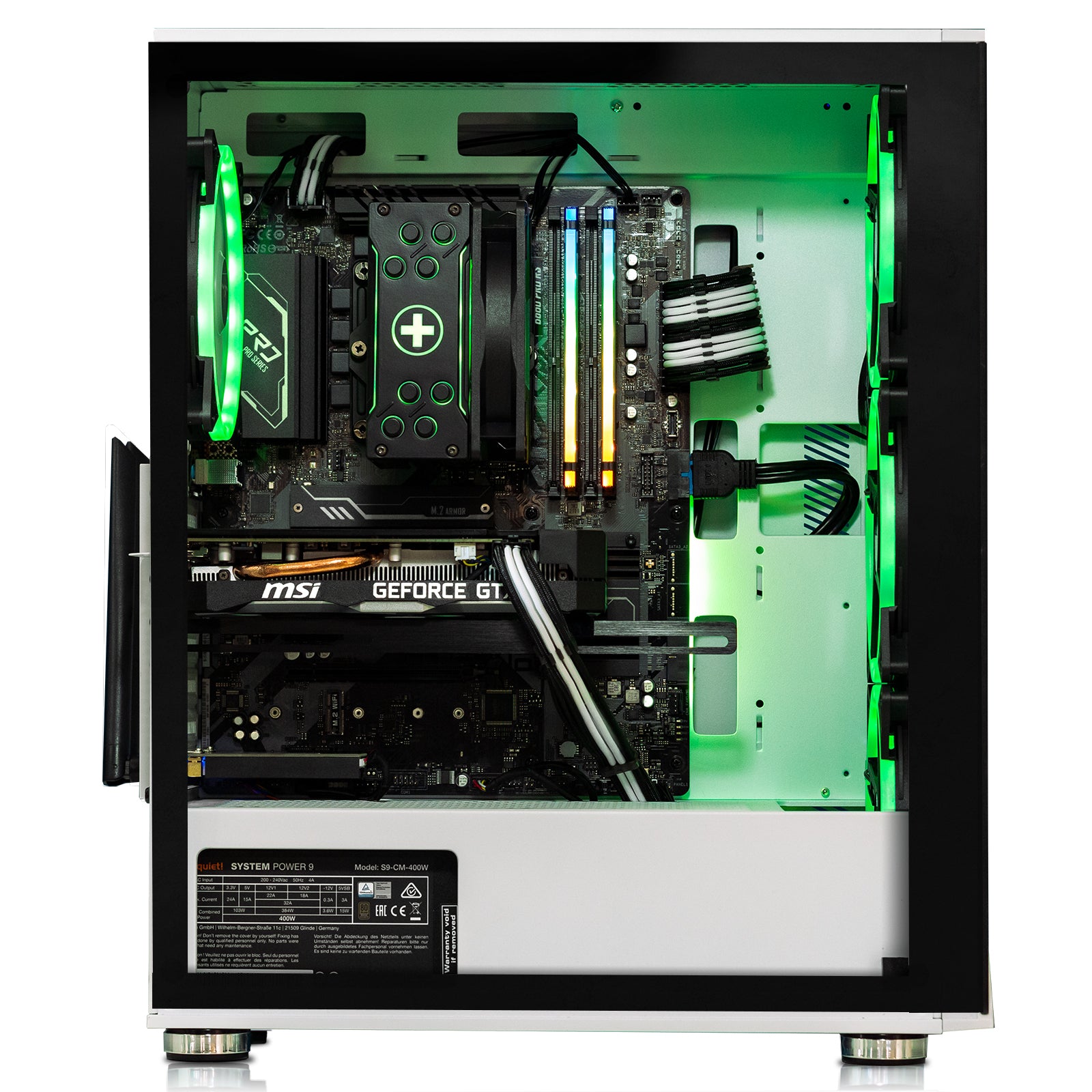 GREED® MK3 Entry - Gaming PC, Gaming Computer mit Intel Core i3 12100F + GTX 1660 GREED® MK3 Entry - Gaming PC, Gaming Computer mit Intel Core i3 12100F + GTX 1660